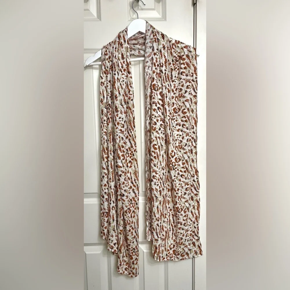 Daniel Rainn Abstract Animal Print Scarf